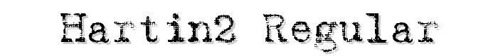 Hartin2 Regular font